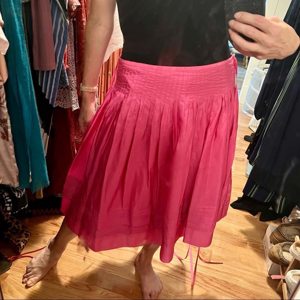 Stella Cadente Silk Mid-length Skirt, Size 3/Large
